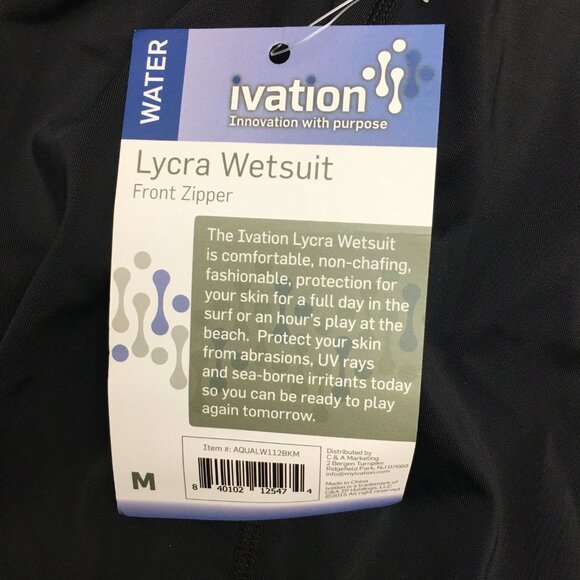 NEW Ivation Women's Lycra Full Body Coverage Swimsuit Long Sleeve Medium - Picture 7 of 10